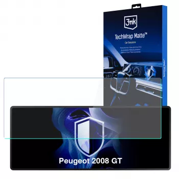 3MK PROTECTION TechWrap Matte Skærmbeskytter til Peugeot 2008 GT (2020+) - Anti-Glare, Self-Healing, 0,2 mm