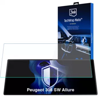 3MK PROTECTION Peugeot 308 SW Allure - 3mk TechWrap Matte Center Display Beskyttelsesfilm
