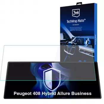 3MK PROTECTION Peugeot 408 Hybrid Allure Business - 3mk TechWrap Matter Center Display Skærmbeskytter