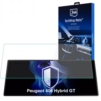 3MK PROTECTION Peugeot 408 Hybrid GT - 3mk TechWrap mat center display-skærmbeskytter