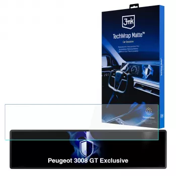 3MK PROTECTION Peugeot 3008 GT Exclusive - 3mk TechWrap Mat Center Display Skærmbeskytter