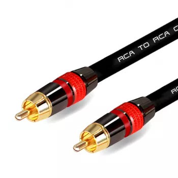 MOZOS Premium RCA til RCA subwoofer-kabel 3m