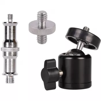 MOZOS AMC Adapter Spigot 1/4 inch 3/8 inch Fotohoved