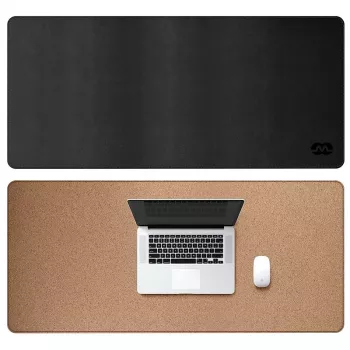 MOZOS LDP1260 Premium læder skrivebordsunderlag 1200x600 mm sort