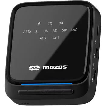 MOZOS B3 aptX HD Bluetooth 5.0 transmitter og modtager med Optical/AUX