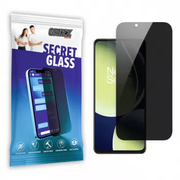 GrizzGlass SecretGlass privacy hærdet glas skærmbeskytter til OnePlus Nord CE 3 Lite