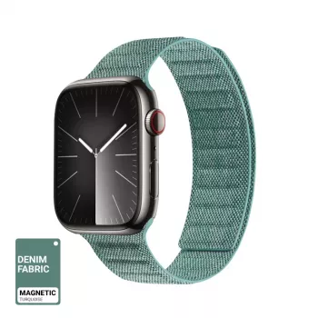 Crong Melange Armband til Apple Watch 38/40/41/42 mm, turkis