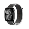 Crong Nylon Sport Loop til Apple Watch 44/45/46/49 mm grå