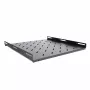 RACKTEL RL-P800S 1U 19 inch fast rackhylde 800mm dybde 80kg belastningsevne sort
