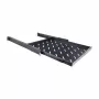 RACKTEL RL-P800W 1U 19 inch udtrækshylde til 800 mm dybe kabinetter, 50 kg belastningsevne, sort