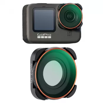 KF Cirkulært Polarizer CPL MC Filter til GoPro Hero 12/11/10/9 sort KF01.2336