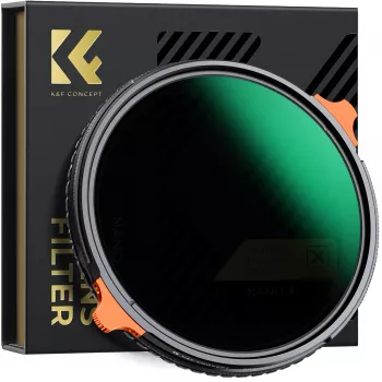 K&F Concept hybridfilter 2-i-1 58mm CPL polarisator + variabel ND4-ND64 gråfilter KF01.1913