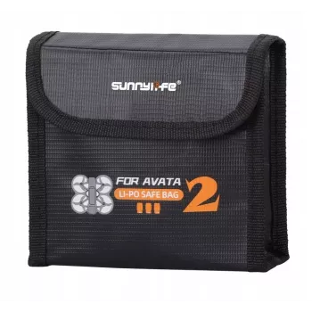 Sunnylife brandhæmmende taske til 3x DJI Avata 2-batterier AT2-DC783-3