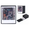 LOVEINSTANT fotoopbevaringsboks til 100 billeder – kompatibel med Fuji Instax Wide, Square, Polaroid 600, Now – sort med vindue