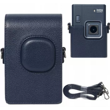 LOVEINSTANT Protective Case for Fujifilm Instax Mini LiPlay+, Navy Blue