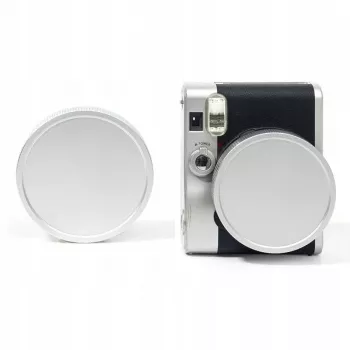 LOVEINSTANT beskyttelsesobjektivdæksel til Fujifilm Instax Mini 90 Neo Classic - sølv