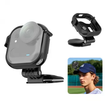 PULUZ PU1089B Hat Clip Mount for Insta360 GO Ultra