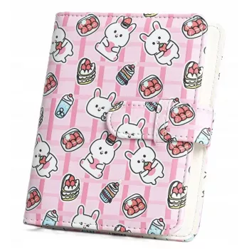 LOVEINSTANT fotoalbum 64 fotos til Fujifilm Instax Mini 99 41 12 40 11 Evo LiPlay Link, Strawberry Rabbits-design