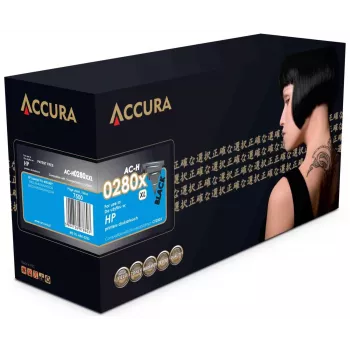 Accura tonerpatron HP nr. 80X (CF280X) kompatibel XXL høj kapacitet sort