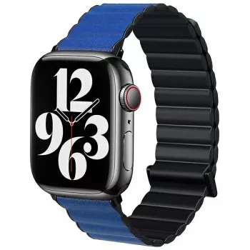 Beline Apple Watch Magnetic Pro Strap 42/44/45/49mm Black/Blue