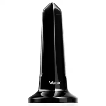VAYOX VA0127 Indendørs DVB-T/T2 Antenne, sort, 28 dBi, 3m koaksialkabel, USB-drevet