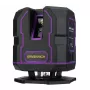 Ermenrich LV30 PRO laserniveau - 3x360° grøn 12 linjer, selvoprettende, IP54