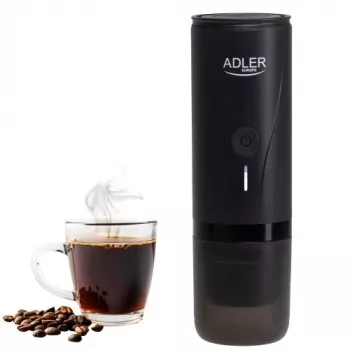 Adler AD 4400 transportabel kaffemaskine, 20 bar, sort