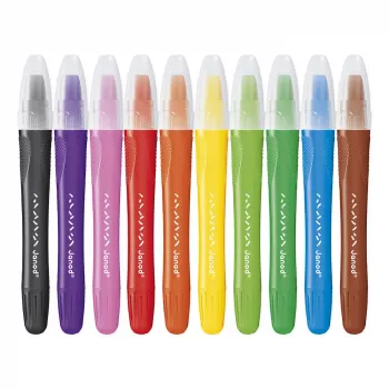 Janod Gel Crayons 10 farver 3+