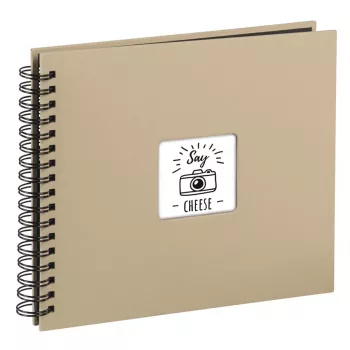 HAMA ALBUM FINE ART 28x24/50 TAUPE, SORTE SIDER