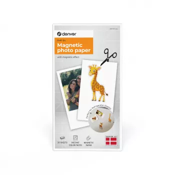 Denver PMP-64 magnetfotopapir til MCP-6010 - 10 ark glans 2x3 inch
