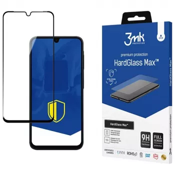 3MK HardGlass Max hærdet glas til Samsung Galaxy A16 4G/5G / A17 4G/5G (sort)