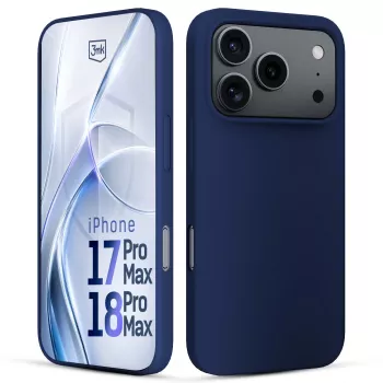 3MK PROTECTION Apple iPhone 17 Pro Max Hardy Mellow Case mørkeblå