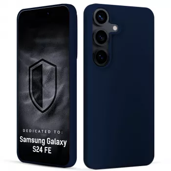 3MK PROTECTION Samsung Galaxy S24 FE - 3mk Hardy Mellow Case mørkeblå