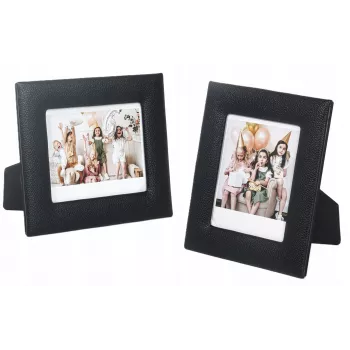 LOVEINSTANT standbilledramme til Polaroid 600 Fujifilm Instax Wide 300 400 / sort