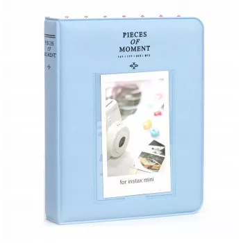 LOVEINSTANT fotoalbum 64 fotos til Fuji Instax Mini 13 12 11 40 41 99 Evo Link / Saturated Blue