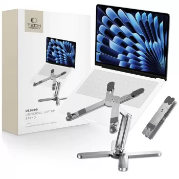 TECH-PROTECT ULS200 universal laptopstander sølv