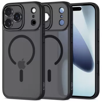 Tech-Protect Magcam MagSafe iPhone 17 Pro Max Mat sort
