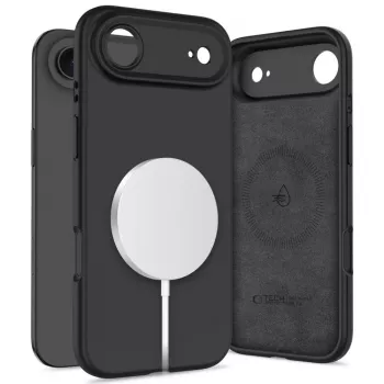 Tech-Protect Silicone MagSafe Cover til Apple iPhone 17 Air - sort