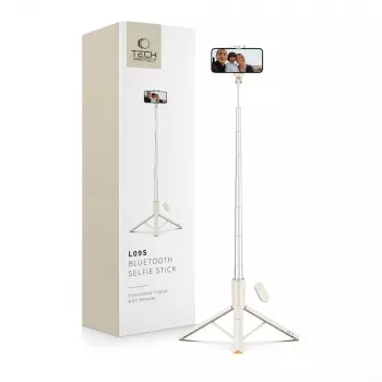Tech-Protect L09S selfiestang stativ Beige
