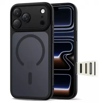 TECH-PROTECT MagPeak MagSafe CC iPhone 17 Pro Mat sort