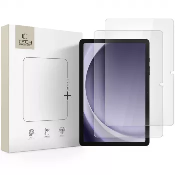 TECH-PROTECT Glass Fit+ 2-pak hærdet glas skærmbeskyttelse til Samsung Galaxy Tab A9+ / A11+ Plus 11,0 inch (SM-X210/X215/X216/X230/X235/X236) klar