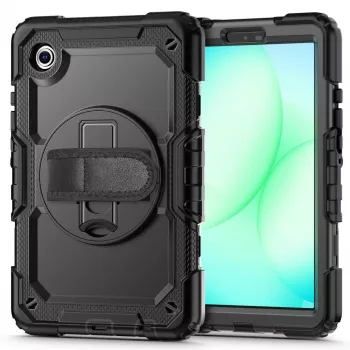 Tech-Protect Solid Case til Samsung Galaxy Tab A9 / A11 8,7 inch X110 / X115 / X133 / X135, sort