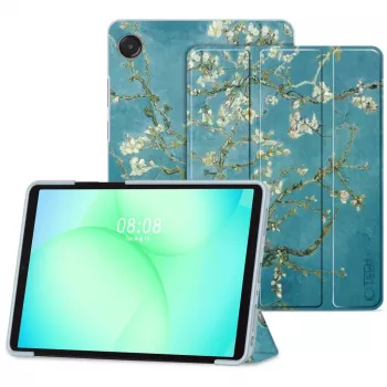 Tech-Protect Smart Case til Samsung Galaxy Tab A9+/A11+ - sakura kirsebærblomstermønster