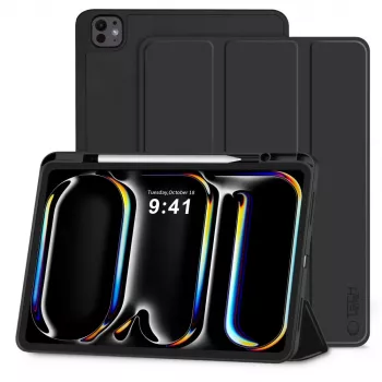 Tech-Protect SC Pen-etui til iPad Pro 11 5./6. gen. (2024-2025), sort