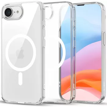 Tech-Protect Flexair Hybrid MagSafe Case til Apple iPhone 16E/17E, transparent