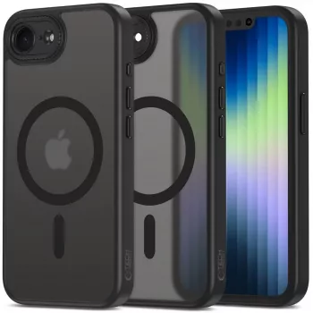 Tech-Protect Magcam Magsafe iPhone 16E/17E Matte Black cover