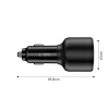 TECH-PROTECT CC04 3-port biloplader PD 130W sort