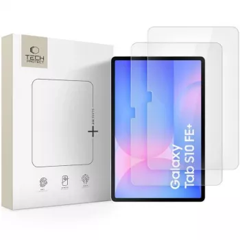 Tech-Protect Glass Fit+ hærdet glas skærmbeskyttelse til Samsung Galaxy Tab S10 FE+ 13.1 X620 / X626B – transparent – 2-pak