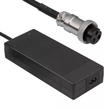 Akyga AK-EV-22 E-Bike Charger for 60 V (16S) Li-Ion Batteries, 67.2 V, 2 A, 135 W, GX16 12 mm Female, 1.2 m