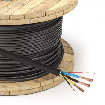 Akyga AK-SC-E24 EV-ladekabel 3 x 6 mm² + 2 x 0,75 mm², enkeltfaset, 32 A, 450/750 V, metervare